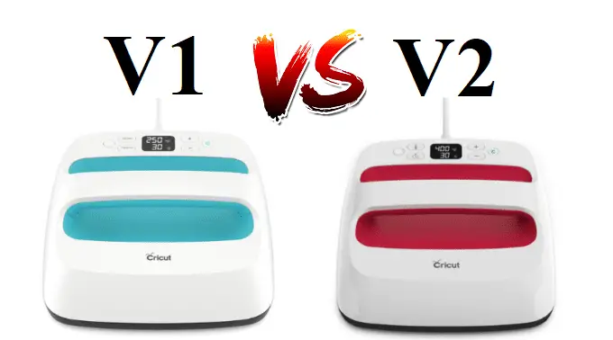 Cricut Easy Press v1 vs v2