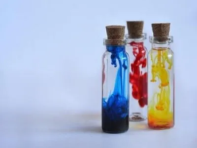 Bottles of ink