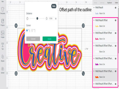 How to flatten on Cricut