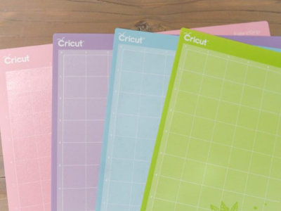 Cricut mats in a row