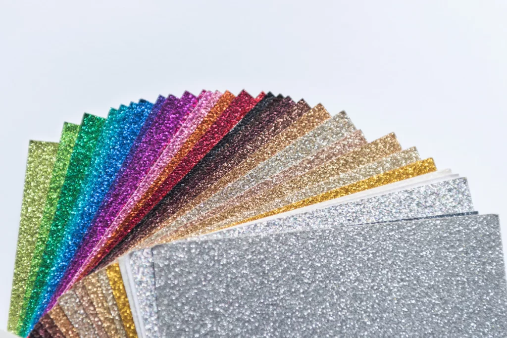 glitter cardstock