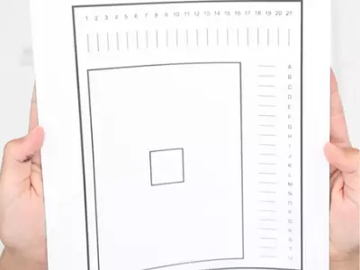 Calibration sheet to help with Cricut machine