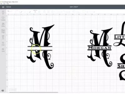 How to Make a MONOGRAM in Cricut Design Space